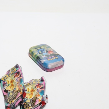 Kartová hra Pokémon Trading: Mini Tin Box Mega Evolution – Exalted Heroes: Riolu a Darumaka (1