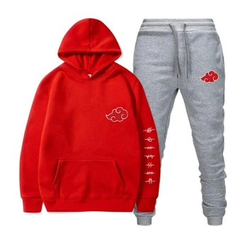 Unisex súprava červeno-šedá, veľ. M