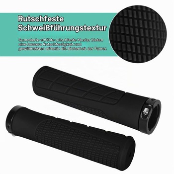 Rukoväte riadidiel kolesa z ekologickej gumy pre riadidlá s priemerom 22 mm, ergonomické rukoväte riadidiel,