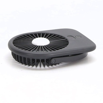 USB ventilátor, 1200 mAh mini USB stolný ventilátor s LED svetlom