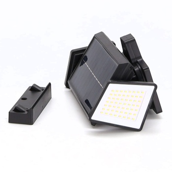 Solární lampa Beuaati černé barvy