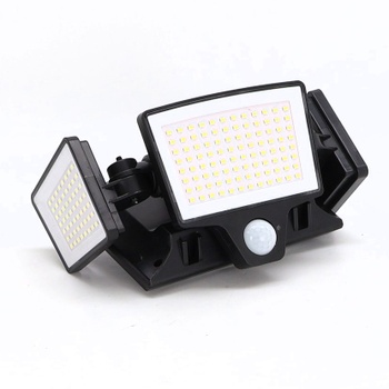 Solární lampa Beuaati černé barvy