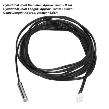 10 kusů teplotních senzorů 5K-100K ohmů -25℃ až 125℃, teplotní sonda NTC, termistorový senzor,