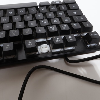 Mechanická herná klávesnica OMOTON s USB pripojením, 80% TKL mechanická herná klávesnica s