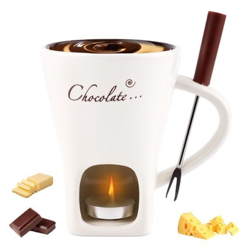 Gosknor Čokoládový fondue kelímek s vidličkou, sladký…