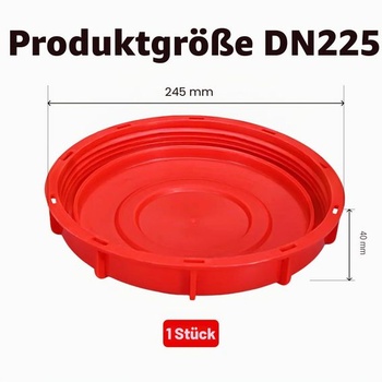 Víko nádrže, 1000 l, 245 mm, víko IBC DN225, pro 1000l vodní nádrž, akvárium, sudový ventil,