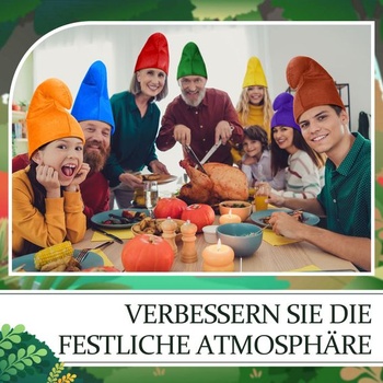 Trpasličie klobúky Jadive, karneval, halloween, vianočný kostým trpaslíka 15
