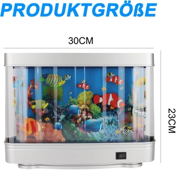 LED akvárium virtuální dekorace