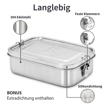 Bambaw nerezový obědový box, 800ml