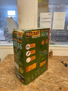 Aku postrekovač Procraft AS-16 – Rozbalené