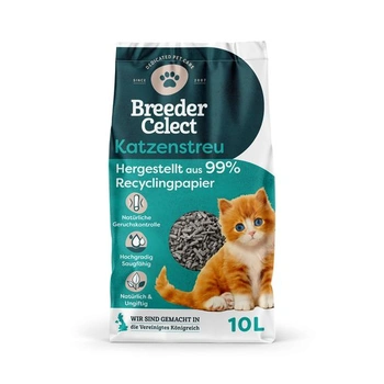 Stelivo pre mačky Breeder Celect Natural (10 l) - 99%…