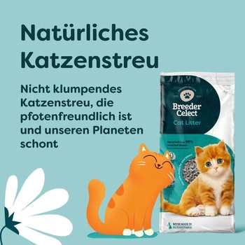 Stelivo pre mačky Breeder Celect Natural (10 l) - 99% recyklovaný papier
