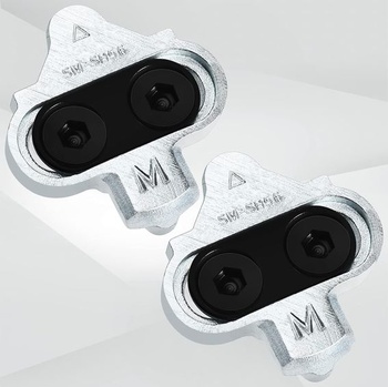 Cyklistické zarážky NAACOO kompatibilné s pedálmi Shimano SPD SH51 SH56 – Spin Peloton zarážky na
