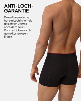Pánské boxerky DANISH ENDURANCE, balení 6 kusů z bambusu, pánské spodky s rozparkem nebo bez něj,