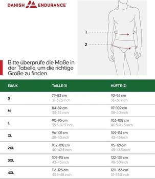 Pánske boxerky DANISH ENDURANCE, balenie 6 kusov z bambusu, pánske spodky s rázporkom alebo bez neho,