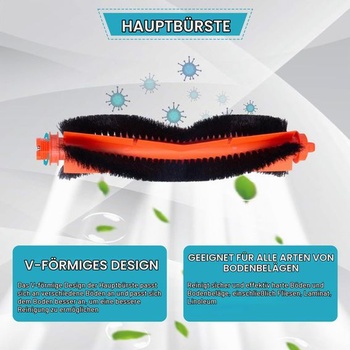 Súprava príslušenstva pre Honiture V8 Pro, pre diely robotického vysávača Lubluelu L20, 1 valcový