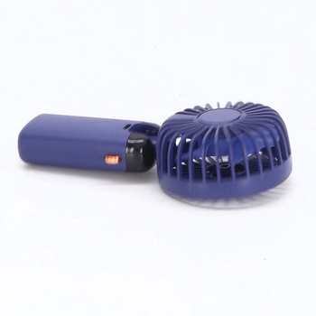 Prenosný ručný ventilátor, 5 rýchlostí, dobíjací cez USB, napájaný z batérie, skladací stolný
