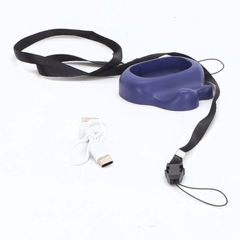 Prenosný ručný ventilátor, 5 rýchlostí, dobíjací cez USB, napájaný z batérie, skladací stolný