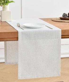 Wracra rustikálny behúň krémovo biely, moderný umývateľný behúň krémovo biely 33×230 cm
