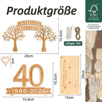 Giftota - Originálny darček k 40. narodeninám pre ženy a mužov z roku 2026 - Darček k 40. narodeninám