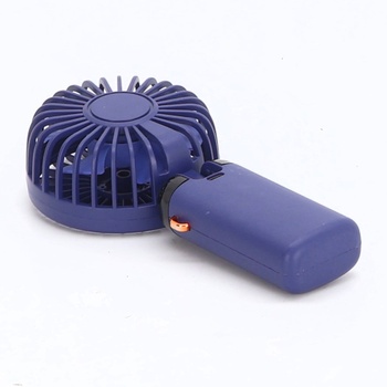 Prenosný ručný ventilátor, 5 rýchlostí, dobíjací cez USB, napájaný z batérie, skladací stolný