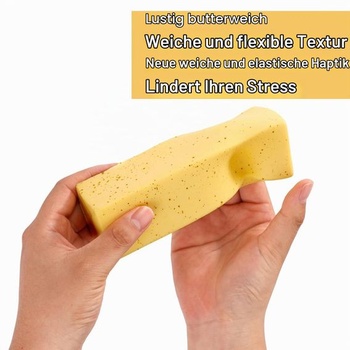Lyreh 1dílná mačkatelná máslová měkká hračka, pomalu stoupající, bez potisku