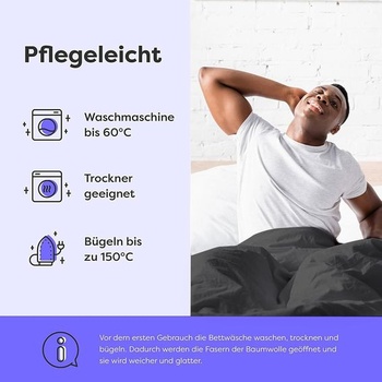 Obliečka na vankúš Wolkenfeld 40x80 Bavlna Reforcé Oeko-TEX – Obliečka na vankúš 40x80 so skrytou