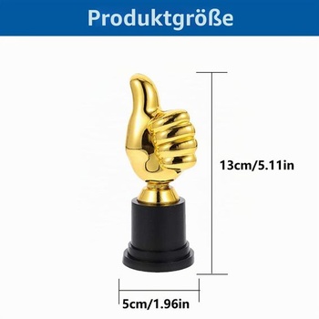 Trofeje s 2 palci nahoru, Dětské narozeninové trofeje, Mini trofej, Personalizované dárky, Dětské