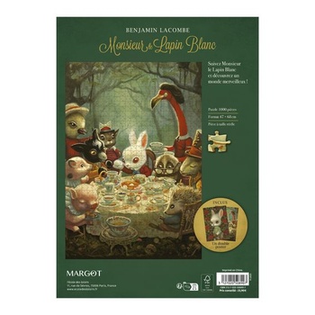 Maxi puzzle s 1000 dílky Pan Bílý králík
