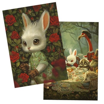 Maxi puzzle s 1000 dílky Pan Bílý králík