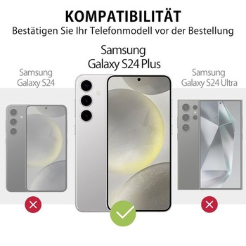 Puzdro MyGadget kompatibilné s Samsung Galaxy S24 Plus - Robustný tenký silikónový kryt z TPU -