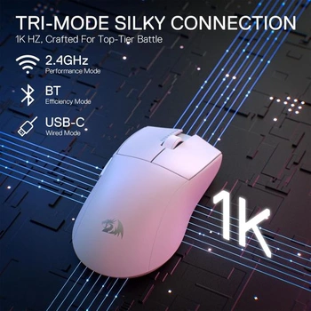 Bezdrôtová herná myš Redragon M916 PRO s 3 režimami, 49 g…