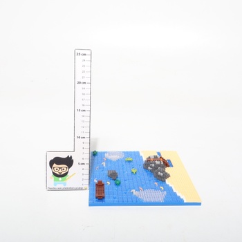 Mini stavebný blok Minxtech Peach Blossom Pond Architecture, 3320 kusov bazéna Peach Blossom