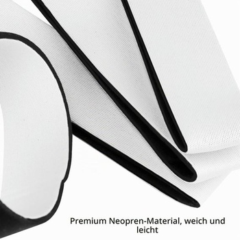 QWORK® 20 prázdnych kľúčeniek - neoprén a koža pre sublimáciu
