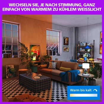 Philips Smart Lighting, múdra LED žiarovka RGB A80, pätica E27, 2452 lm, farebné a nastaviteľné