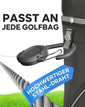 Vodná golfová kefa s výsuvnou karabínou