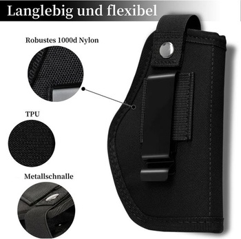 Univerzálne pištoľové púzdro, 1 balenie púzdier pre Glock 17, púzdro P30, skryté púzdro Walther