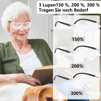 3 lupiny 150 % 200 % 300 % okuliare na čítanie