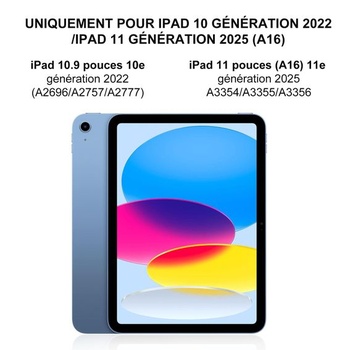 IVEOPPE klávesnice pro iPad 10. generace 2022, 10,9 palce s trackpadem, 7barevné podsvícení,