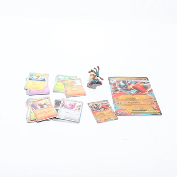 Pokémon: Zberateľská figúrka Mega Lucario-ex (1 lesklá promo karta, 1 promo karta veľkého formátu,