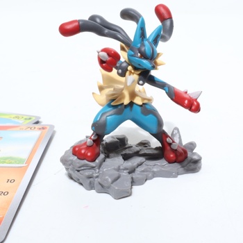 Pokémon: Zberateľská figúrka Mega Lucario-ex (1 lesklá promo karta, 1 promo karta veľkého formátu,
