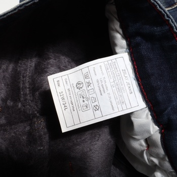 Pánske termo džínsy, zimné džínsy s teplou podšívkou a fleecovou podšívkou, 32W / 34L, 801h, vintage