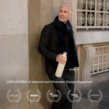 Fľaša na vodu LARS NYSØM 350 ml - Fľaša na vodu z nerezovej ocele - Termoska 350 ml