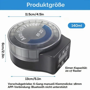 Automatický krmítko GOMETY pro akvária, bateriový dávkovač krmiva pro ryby s časovačem a LCD