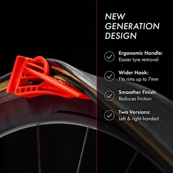 Tyre Glider - Originální montážní páky na pneumatiky jízdních kol, vhodné pro všechny šířky