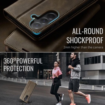 Pouzdro na telefon pro Samsung Galaxy A55 5G, flipové pouzdro, prémiové pouzdro z PU kůže [ochrana