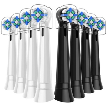 Náhradná hlavica kefky IO, kompatibilná s Oral-B io, stredná tvrdosť štetín, 8 kusov