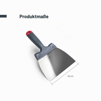 Lacor - 60534 - Špachtľa na temperovanie a expanziu čokolády, nerezová oceľ, 22 cm, ergonomická
