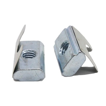 20x T-matice M4 11,0 x 4,1 mm pro drážku 8K, s pružinovou destičkou, ocel 20 kusů - M4 (11,0x4,1 mm