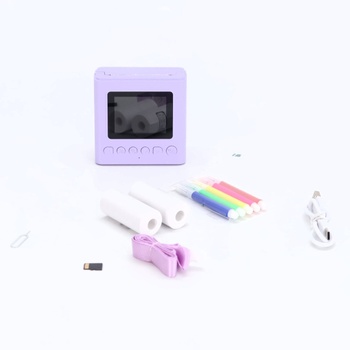 Detský instantný fotoaparát TIATUA, 2,4 palcový instantný fotoaparát pre deti s 32GB kartou a tlačou